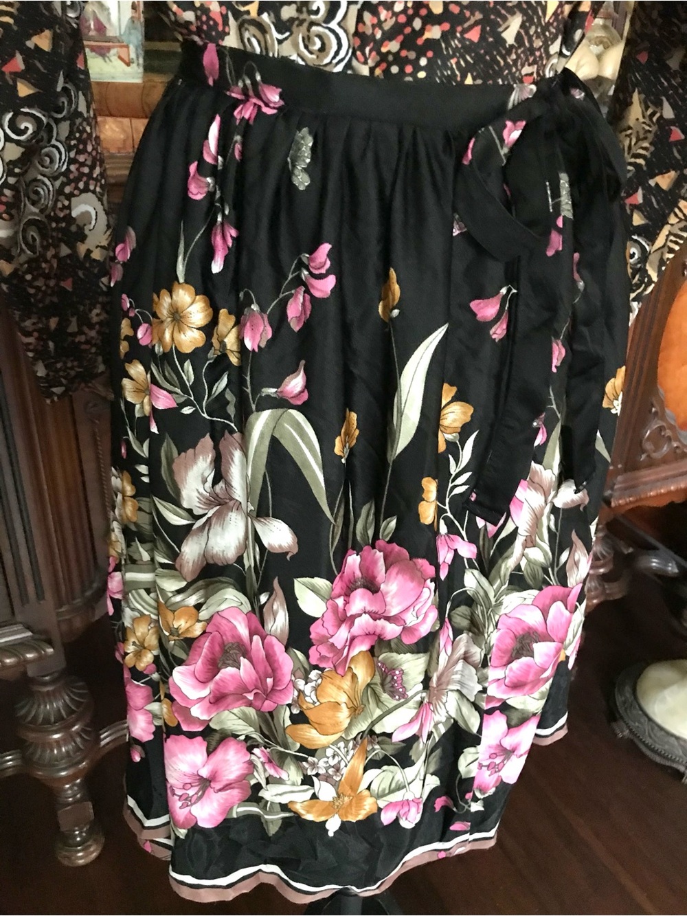 Vintage 70’s/80’s Romantic Boho Hippie Gypsy Austrian-inspo Peasant Wrap Skirt